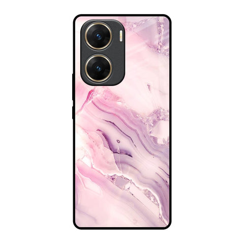 Diamond Pink Gradient Glossy Case For Vivo V29e 5G