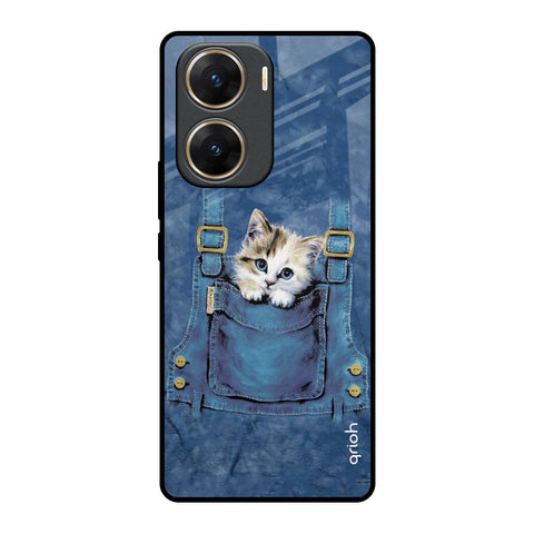 Kitty In Pocket Glossy Case For Vivo V29e 5G