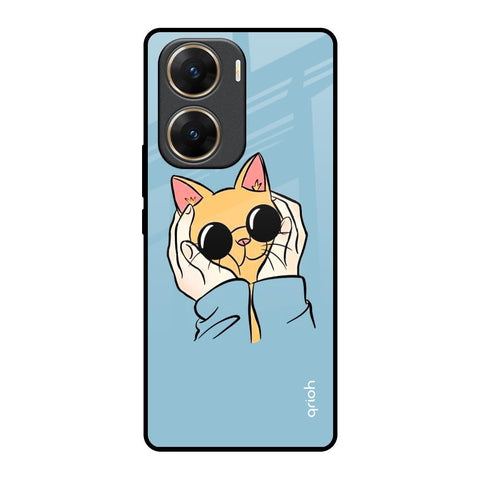 Adorable Cute Kitty Glossy Case For Vivo V29e 5G