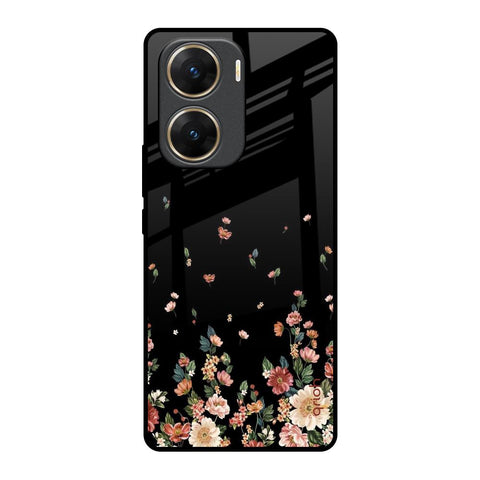 Floating Floral Print Glossy Case for Vivo V29e 5G