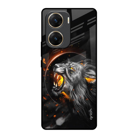 Aggressive Lion Glossy Case for Vivo V29e 5G