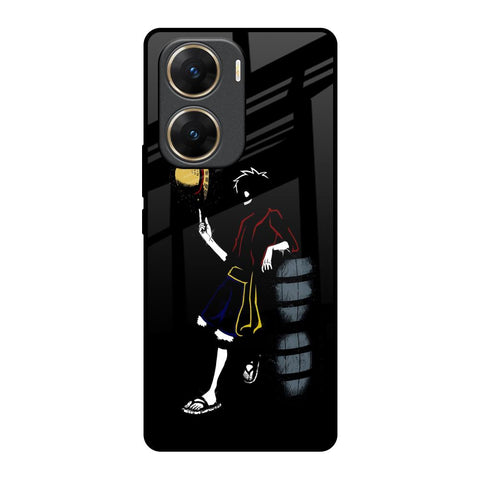 Luffy Line Art Glossy Case for Vivo V29e 5G