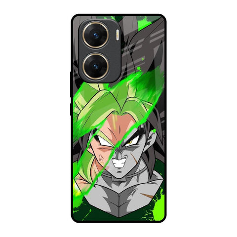 Anime Green Splash Glossy Case for Vivo V29e 5G