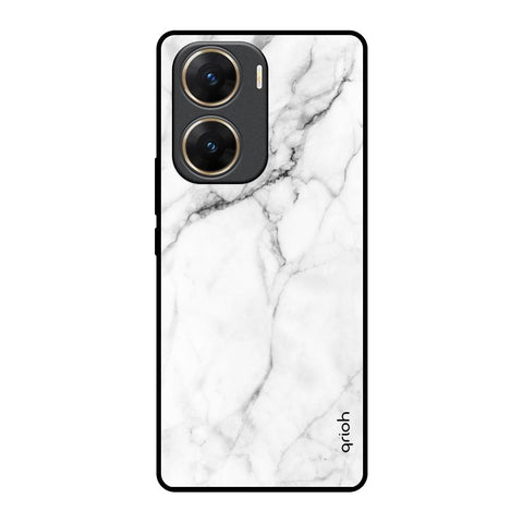 Modern White Marble Glossy Case for Vivo V29e 5G