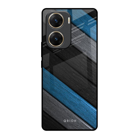 Multicolor Wooden Effect Glossy Case for Vivo V29e 5G