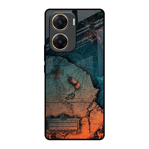 Geographical Map Glossy Case for Vivo V29e 5G