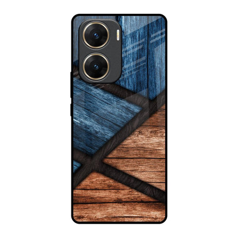 Wooden Tiles Glossy Case for Vivo V29e 5G