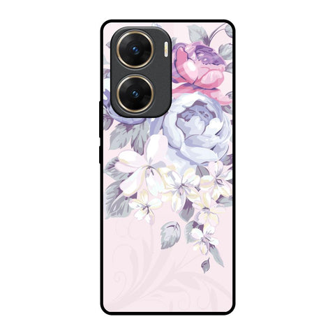Elegant Floral Glossy Case for Vivo V29e 5G