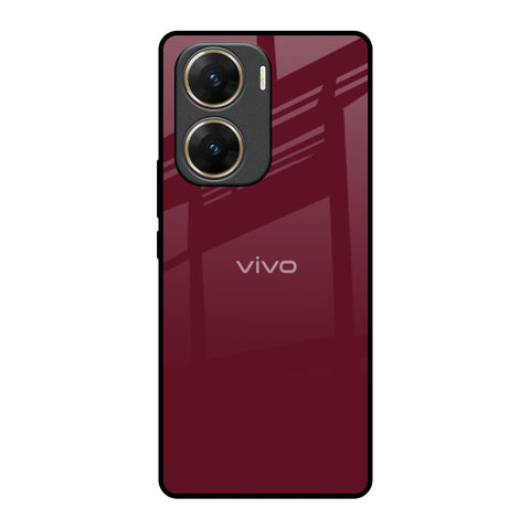 Classic Burgundy Glossy Case for Vivo V29e 5G