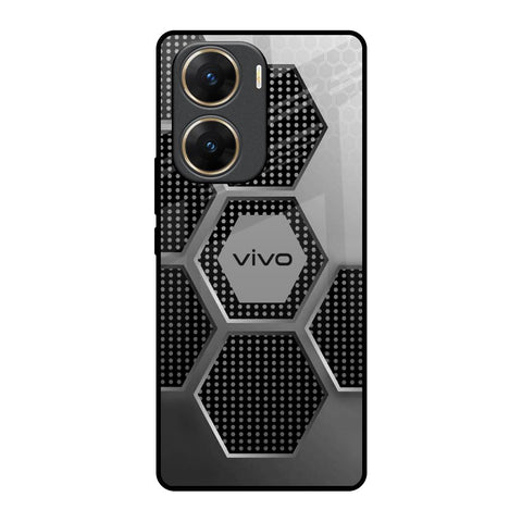 Hexagon Style Glossy Case For Vivo V29e 5G