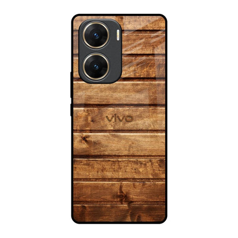 Wooden Planks Glossy Case for Vivo V29e 5G