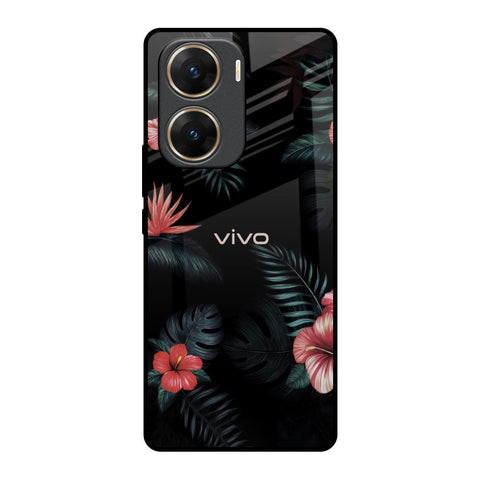 Tropical Art Flower Glossy Case for Vivo V29e 5G
