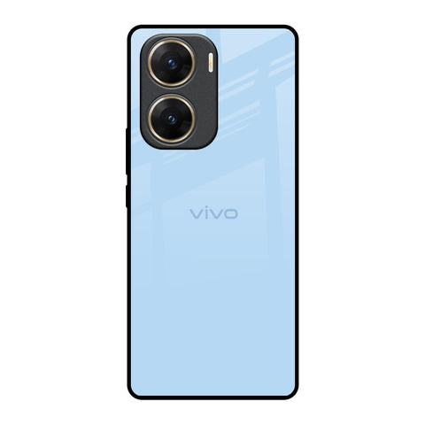 Pastel Sky Blue Glossy Case for Vivo V29e 5G