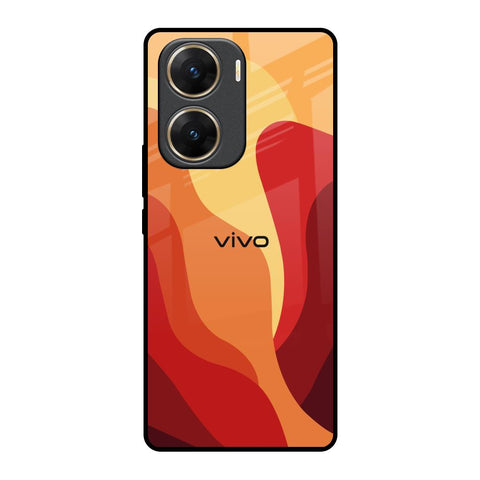 Magma Color Pattern Glossy Case for Vivo V29e 5G