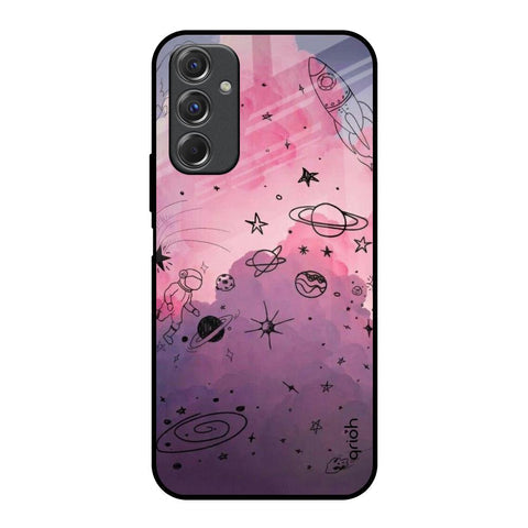 Space Doodles Glossy Case for Samsung Galaxy F34 5G
