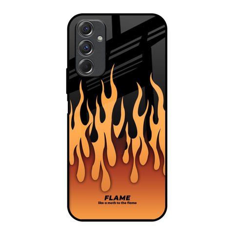Fire Flame Glossy Case for Samsung Galaxy F34 5G