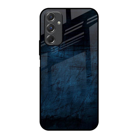 Dark Blue Grunge Glossy Case for Samsung Galaxy F34 5G
