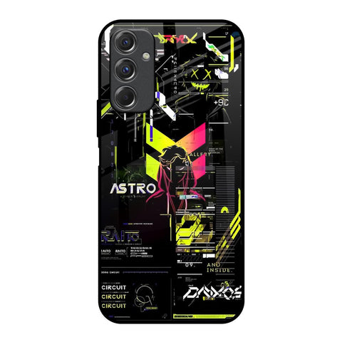 Astro Glitch Glossy Case for Samsung Galaxy F34 5G