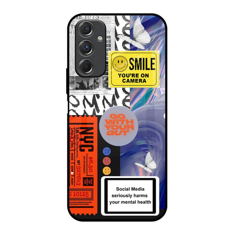 Smile for Camera Glossy Case for Samsung Galaxy F34 5G