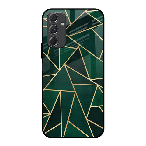 Abstract Green Glossy Case For Samsung Galaxy F34 5G