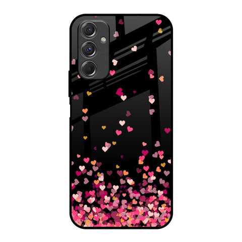 Heart Rain Fall Glossy Case For Samsung Galaxy F34 5G