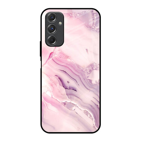 Diamond Pink Gradient Glossy Case For Samsung Galaxy F34 5G