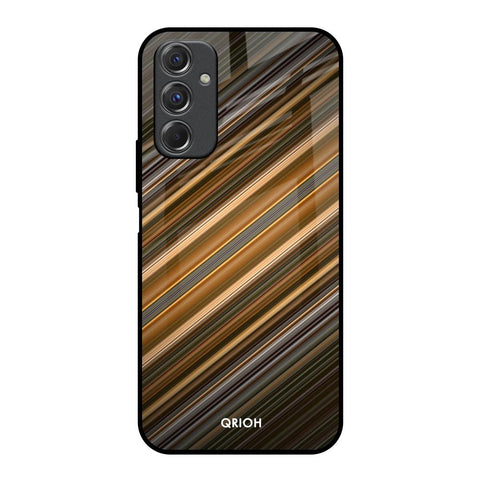 Diagonal Slash Pattern Glossy Case for Samsung Galaxy F34 5G