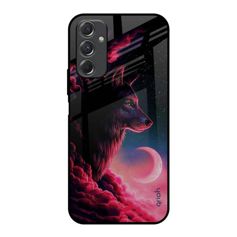 Moon Wolf Glossy Case for Samsung Galaxy F34 5G