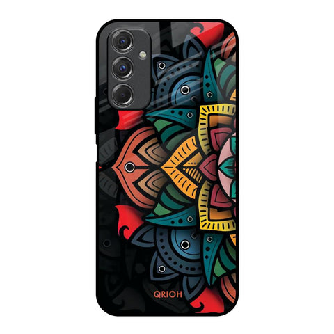 Retro Gorgeous Flower Glossy Case for Samsung Galaxy F34 5G