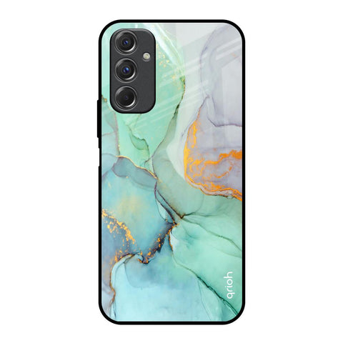 Green Marble Glossy Case for Samsung Galaxy F34 5G
