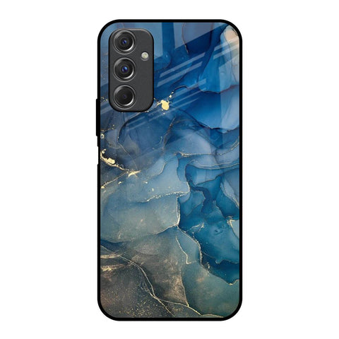 Blue Cool Marble Glossy Case for Samsung Galaxy F34 5G
