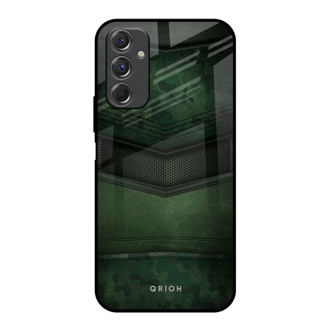 Green Leather Glossy Case for Samsung Galaxy F34 5G