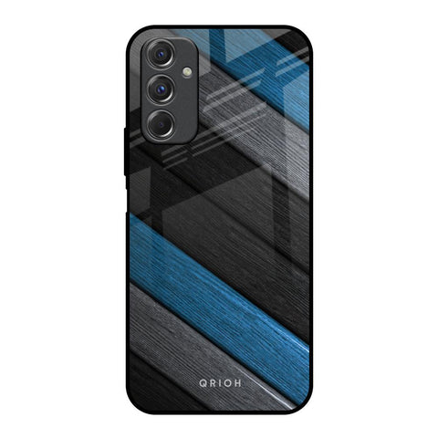 Multicolor Wooden Effect Glossy Case for Samsung Galaxy F34 5G