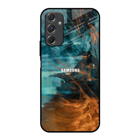 Golden Splash Glossy Case for Samsung Galaxy F34 5G