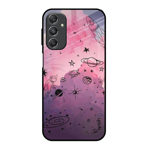 Space Doodles Glossy Case for Samsung Galaxy M34 5G