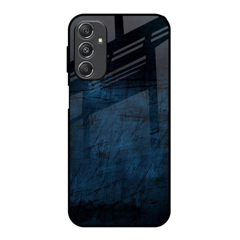 Dark Blue Grunge Glossy Case for Samsung Galaxy M34 5G