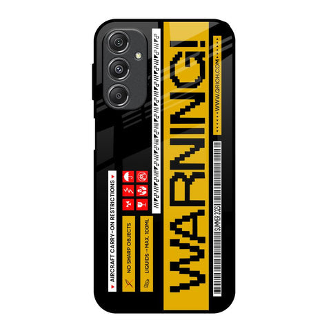 Aircraft Warning Glossy Case for Samsung Galaxy M34 5G