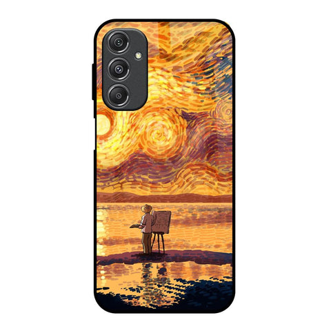 Sunset Vincent Glossy Case for Samsung Galaxy M34 5G
