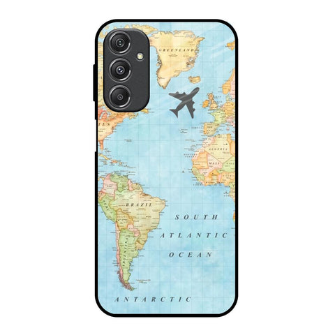 Travel Map Glossy Case for Samsung Galaxy M34 5G