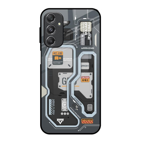 Retro Futuristic Glossy Case for Samsung Galaxy M34 5G