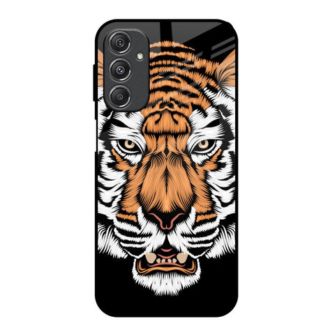 Angry Tiger Glossy Case For Samsung Galaxy M34 5G