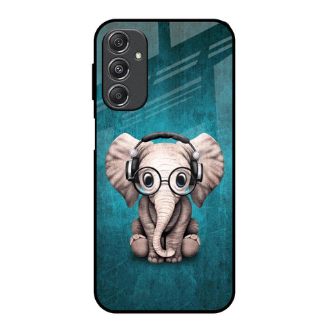 Adorable Baby Elephant Glossy Case For Samsung Galaxy M34 5G