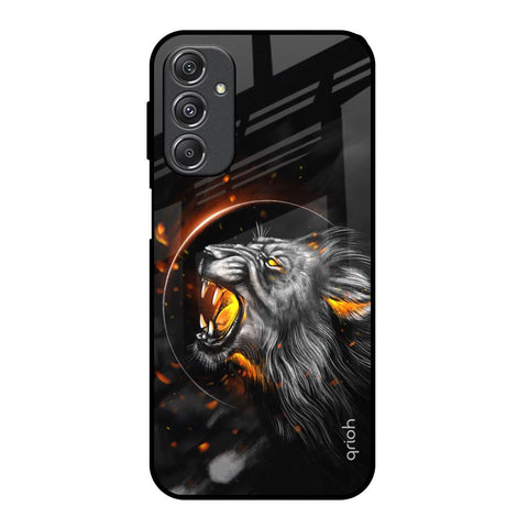 Aggressive Lion Glossy Case for Samsung Galaxy M34 5G