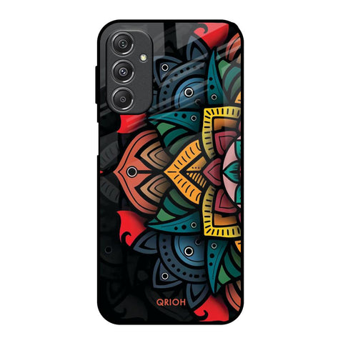 Retro Gorgeous Flower Glossy Case for Samsung Galaxy M34 5G