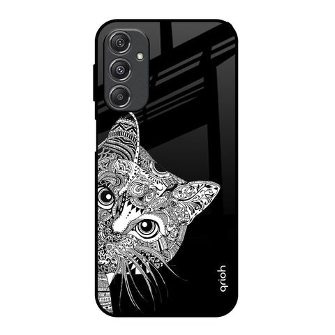 Kitten Mandala Glossy Case for Samsung Galaxy M34 5G