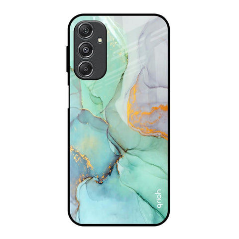 Green Marble Glossy Case for Samsung Galaxy M34 5G