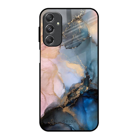 Marble Ink Abstract Glossy Case for Samsung Galaxy M34 5G