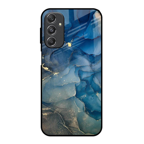 Blue Cool Marble Glossy Case for Samsung Galaxy M34 5G