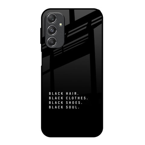 Black Soul Glossy Case for Samsung Galaxy M34 5G