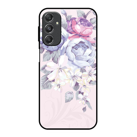 Elegant Floral Glossy Case for Samsung Galaxy M34 5G